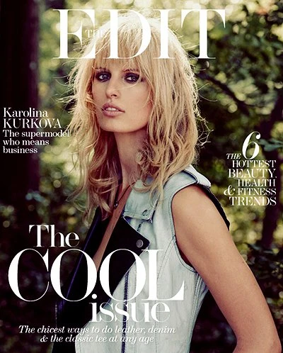 Каролина Куркова для нового номера The Edit