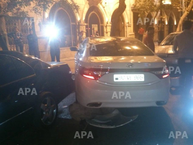 В Баку произошла цепная авария