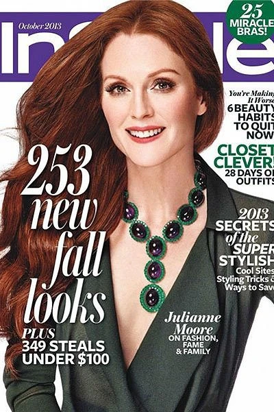 Джулианна Мур для октябрьского номера InStyle US