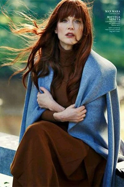 Джулианна Мур для октябрьского номера InStyle US