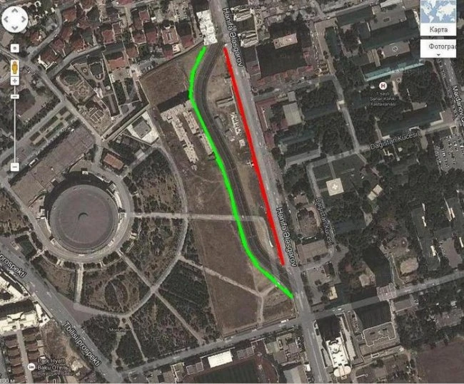 В центре Баку сдана в эксплуатацию новая дорога