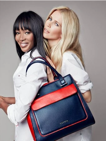 Клаудия Шиффер и Наоми Кемпбэлл снялись в рекламе Tommy Hilfiger