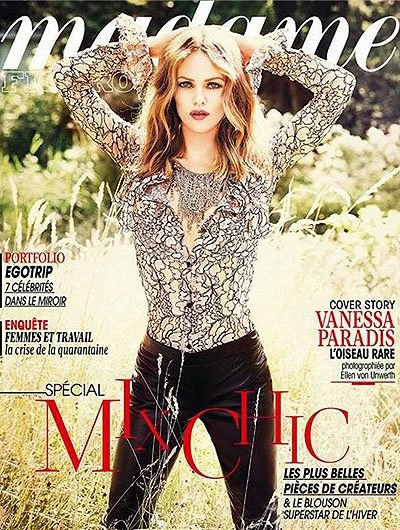 Ванесса Паради в фотосессии для Madame Figaro France