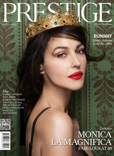 Моника Белуччи в журнале Prestige: о статусе музы, красоте и детях