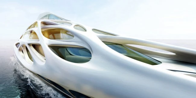 Супер-яхта от Zaha Hadid и Blohm + Voss