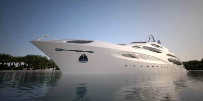 Супер-яхта от Zaha Hadid и Blohm + Voss