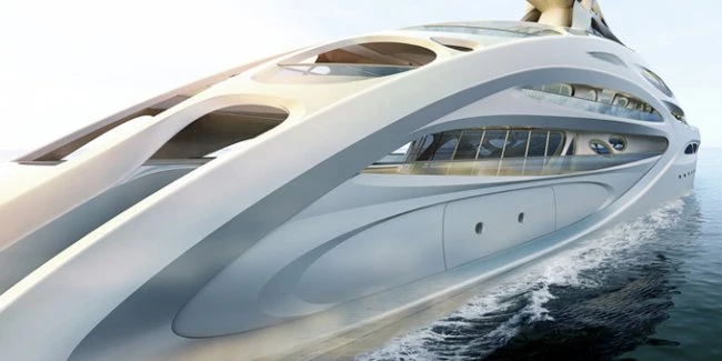 Супер-яхта от Zaha Hadid и Blohm + Voss
