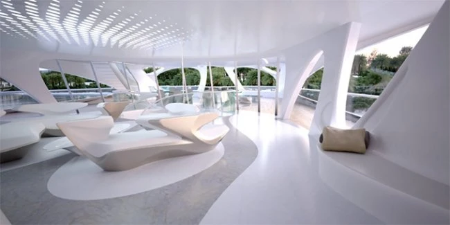 Супер-яхта от Zaha Hadid и Blohm + Voss