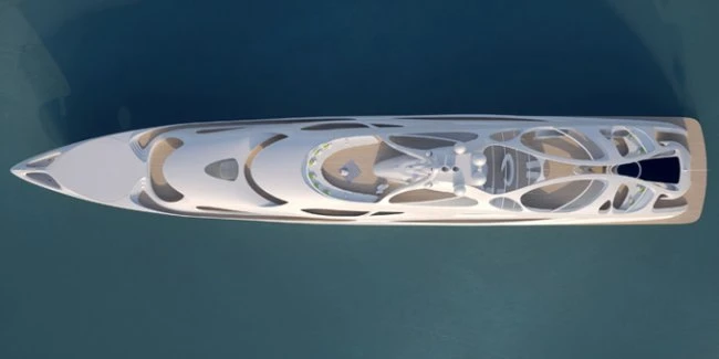 Супер-яхта от Zaha Hadid и Blohm + Voss