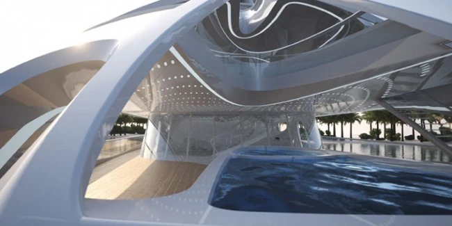 Супер-яхта от Zaha Hadid и Blohm + Voss