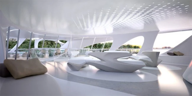 Супер-яхта от Zaha Hadid и Blohm + Voss