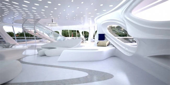 Супер-яхта от Zaha Hadid и Blohm + Voss