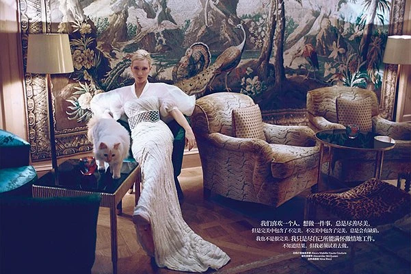 Кейт Бланшетт для Harper's Bazaar China ноябрь 2013