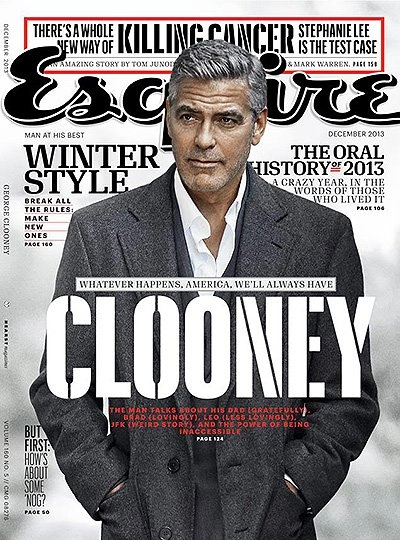 Джордж Клуни на страницах издания Esquire