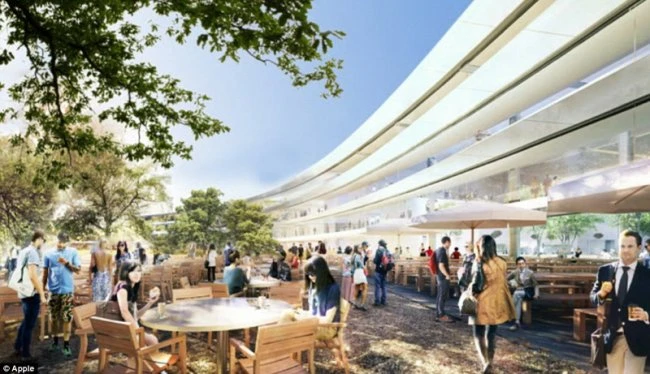 Apple показала, как будет выглядеть штаб-квартира 
