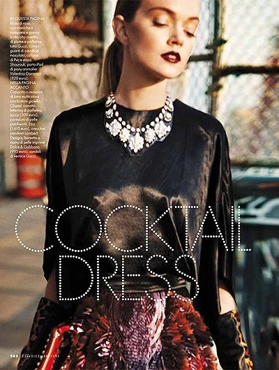 Линдсей Эллингсон на обложке Elle Italia