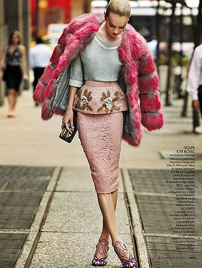 Линдсей Эллингсон на обложке Elle Italia