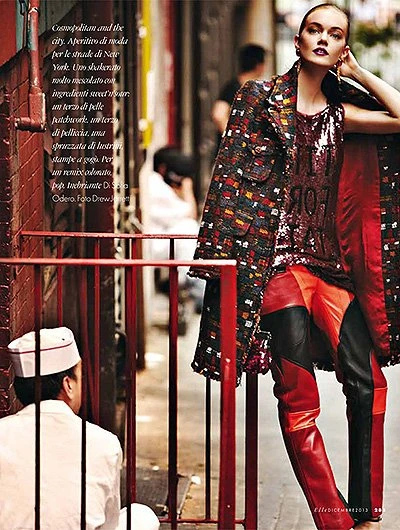 Линдсей Эллингсон на обложке Elle Italia