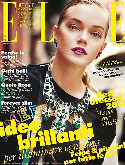 Линдсей Эллингсон на обложке Elle Italia