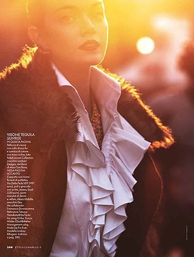 Линдсей Эллингсон на обложке Elle Italia