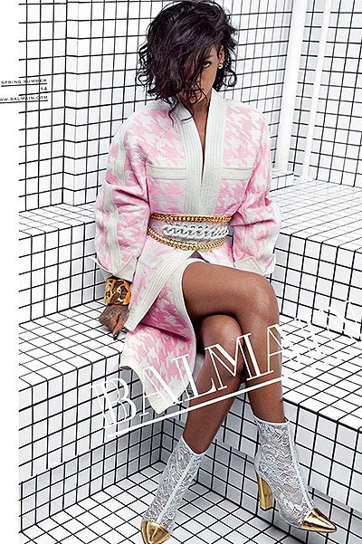 Рианна в новой рекламной кампании Balmain