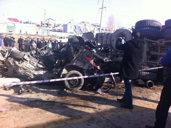 На автомагистрали Баку-Сумгайыт произошло ужасное ДТП