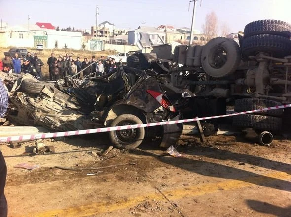 На автомагистрали Баку-Сумгайыт произошло ужасное ДТП