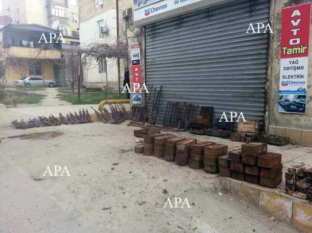 В Баку обнаружены боеприпасы
