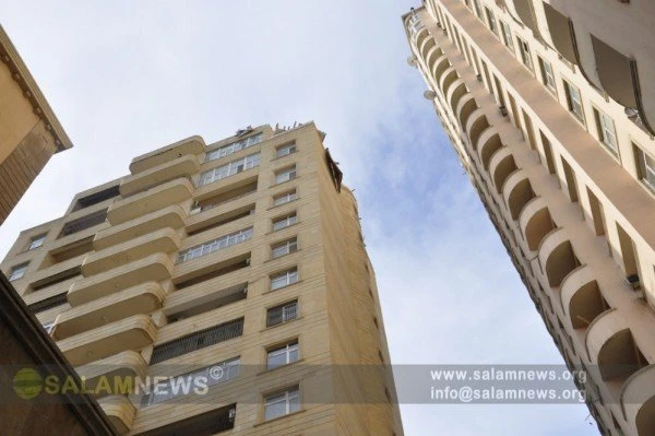 В Баку обрушилась крыша высотного здания