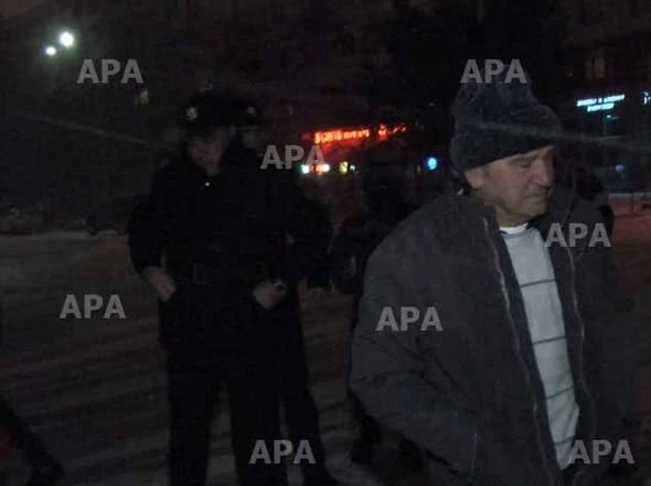 В Баку снег стал причиной ДТП