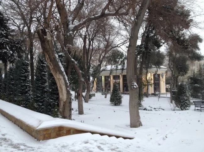 Снег в Баку
