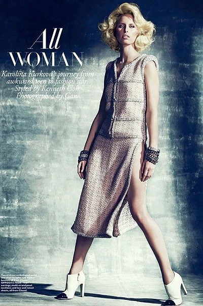 Каролина Куркова для Harper's Bazaar Singapore
