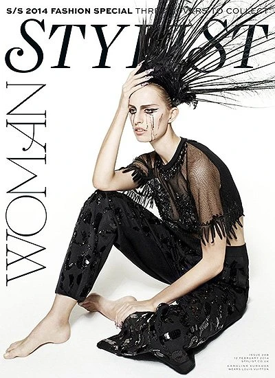 Каролина Куркова для Stylist Magazine