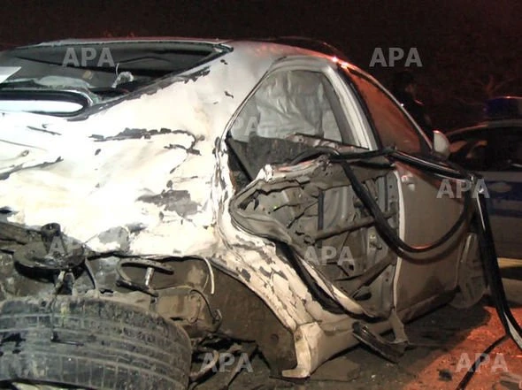 В Баку произошла цепная авария