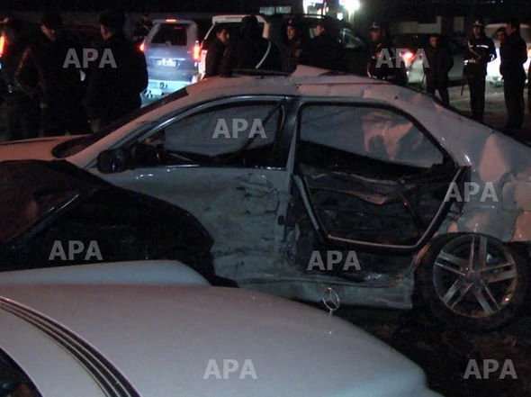 В Баку произошла цепная авария