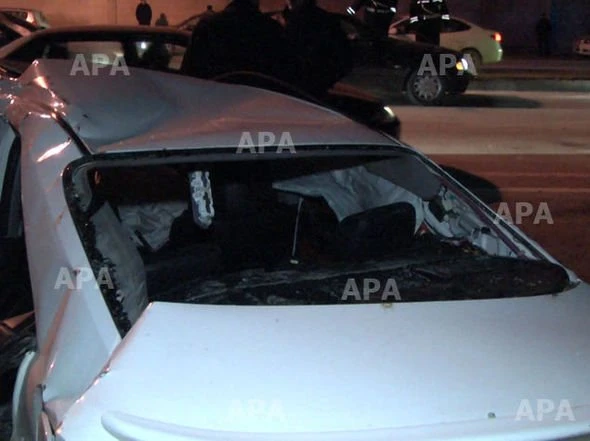 В Баку произошла цепная авария