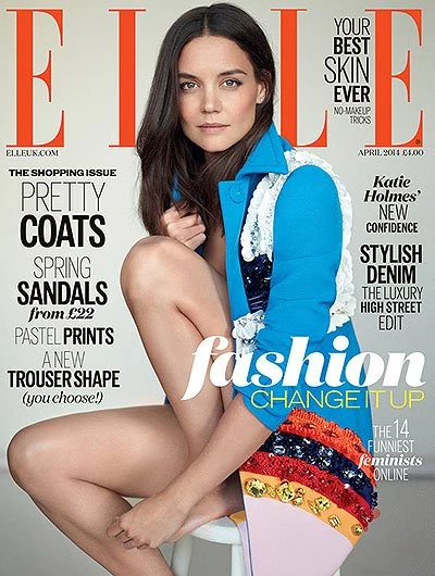 Кэти Холмс на страницах британского Elle