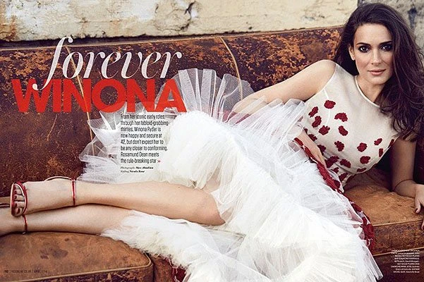 Вайнона Райдер для Red Magazine
