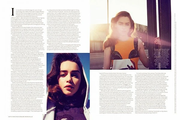Эмилия Кларк на страницах Instyle UK