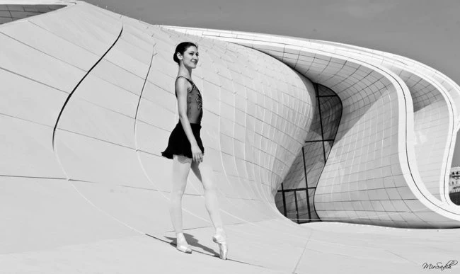 Фотосессия азербайджанской балерины