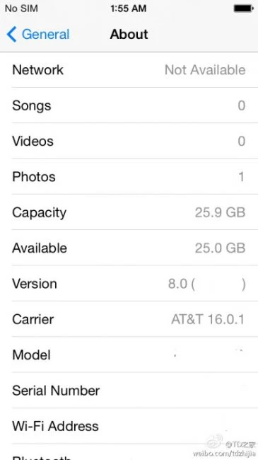 Так будет выглядеть iOS 8