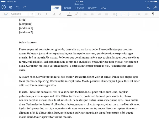 Компания Microsoft выпустила Office для iPad