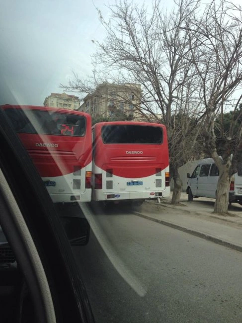 Автобусные гонки в Баку