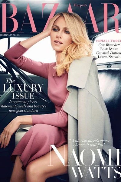 Наоми Уоттс в майском Harper's Bazaar AU