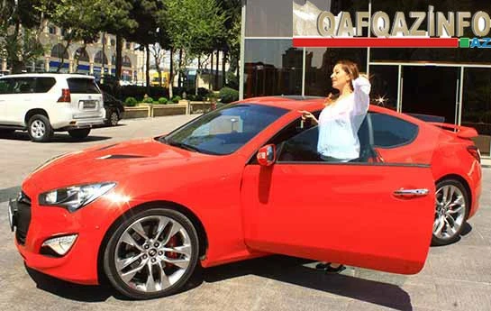 Автомобиль на каждый день азербайджанской певицы Аян