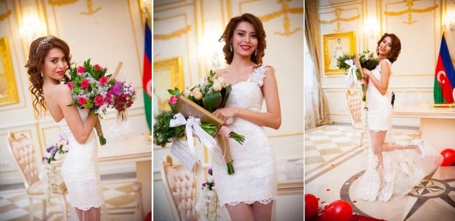 Азербайджанская модель вышла замуж