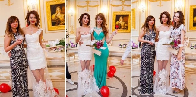 Азербайджанская модель вышла замуж