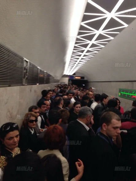 Очередной инцидент в бакинском метро