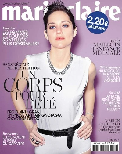 Марион Котийяр для Marie Claire