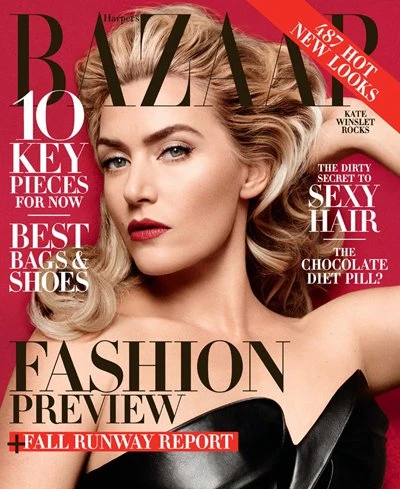 Кейт Уинслет на страницах свежего номера Harper's Bazaar